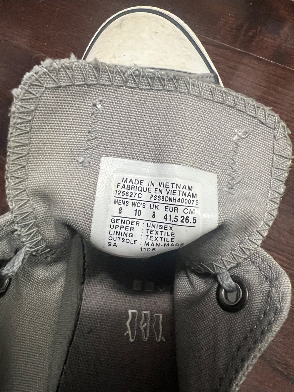 All Star Men's Low-Top Athletic Sneakers in Light Gray - Picture 2 of 4